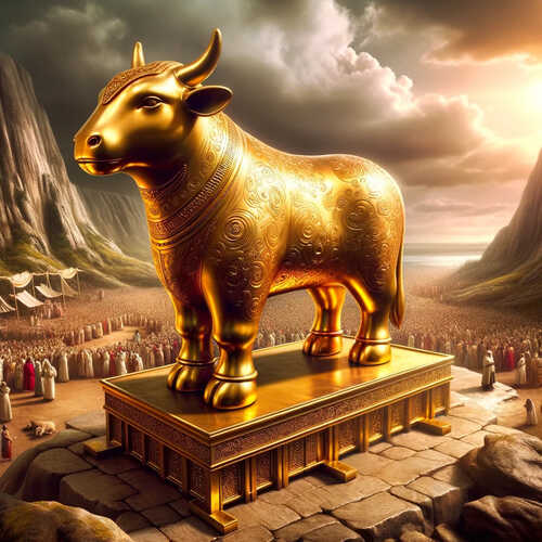 Bible Art - The Golden Calf